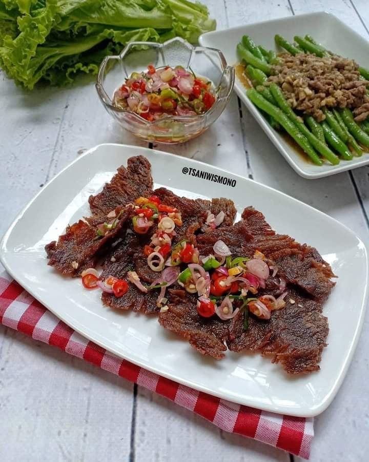 Dendeng Sapi Sambal Matah